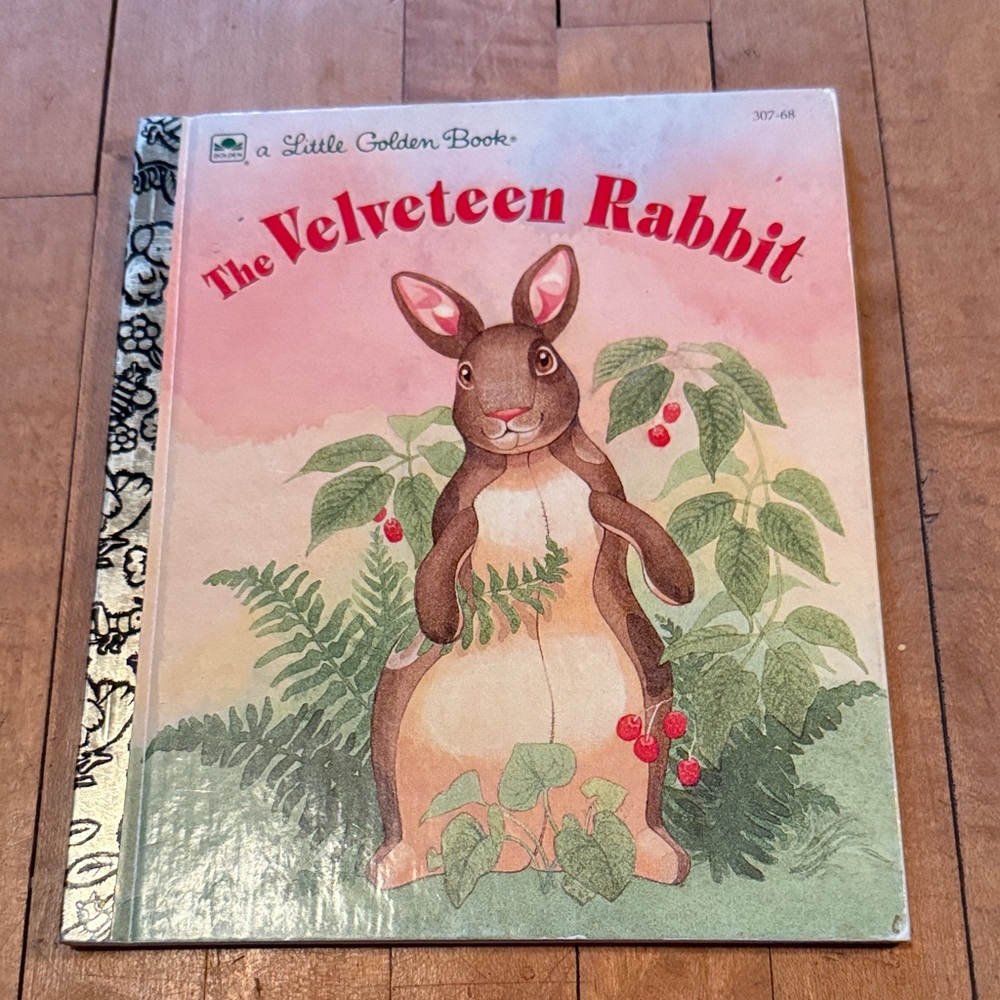 The Velveteen Rabbit Little Golden Book - Red & Cream Cover